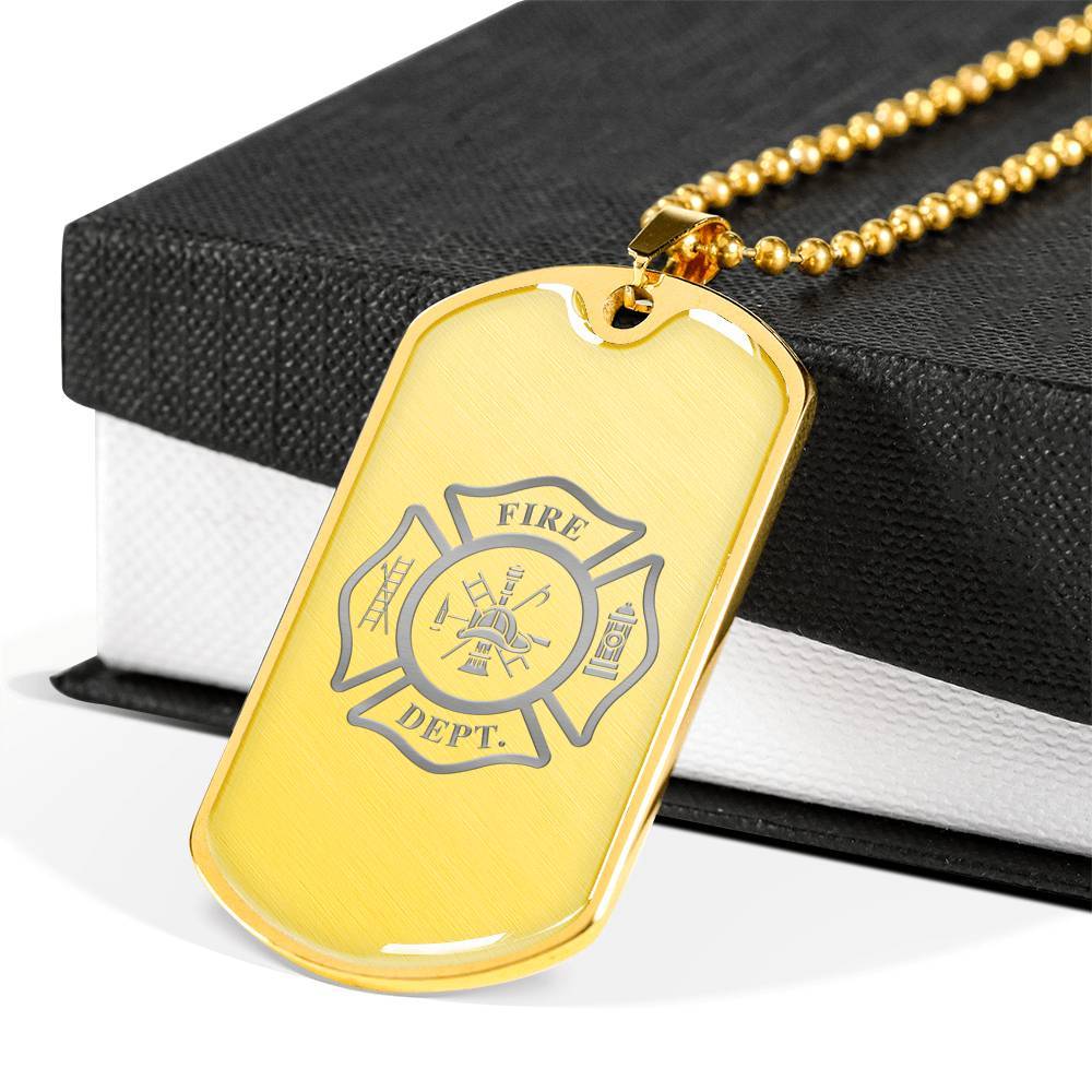 Firefighter Logo - Gold