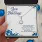 Love and Blessings Necklace - To My Friend