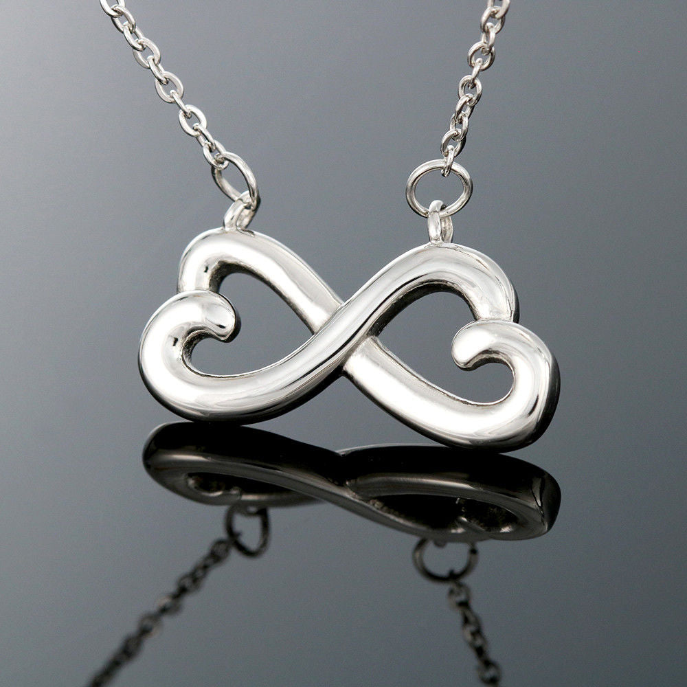 Heart Shapes Infinity Symbol - Best Gift for Mother - Gift for Women