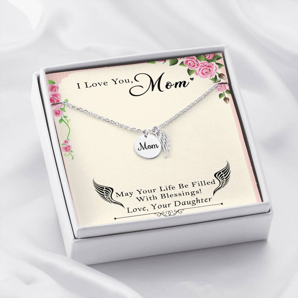 Angel Wing Necklace - Best Gift for Mom - Gift for Women